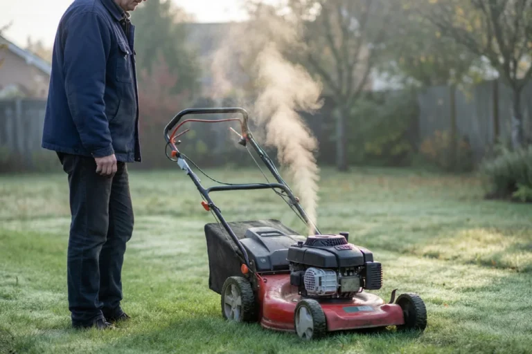 Why Is My Lawn Mower Smoking White?