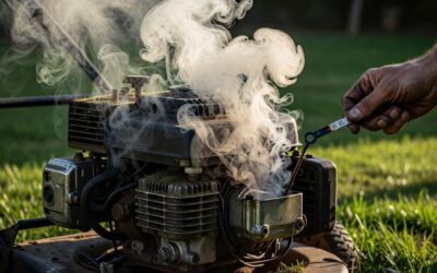 Why Is My Lawn Mower Blowing White Smoke? (Causes & Solutions)